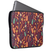 Rot-Orange-Vintages Motiv Laptopschutzhülle (Vorne Rechts)