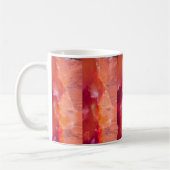 Rot-Orange-Waves-Tapete Kaffeetasse (Links)