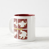 Rot packt Flyball Tasse ein (Vorderseite Links)