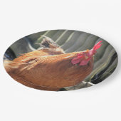 Rot Pappteller (Schrägansicht)