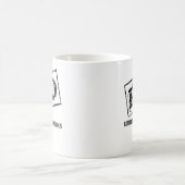 ROT pensioniertes extrem gefährliches Kaffeetasse (Mittel)