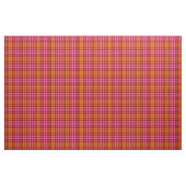 Rot Pink Orange Karo Tartan Design Stoff (Yard (91,4 cm))