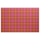 Rot Pink Orange Karo Tartan Design Stoff (Fat Quarter (45,7 x 55,9 cm))