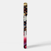 ROT PINK SCHWARZ GOLD VALENTINE HERZEN Case-Mate iPhone HÜLLE (Rückseite / Rechts)