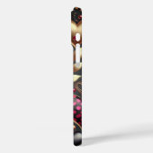 ROT PINK SCHWARZ GOLD VALENTINE HERZEN Case-Mate iPhone HÜLLE (Rückseite / Links)