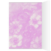 ROT PINK WEISSE, FARBHAFTE BLUME IN BLAU (Innen (Links))