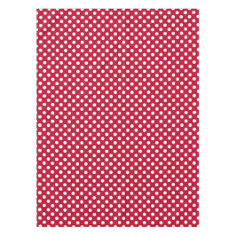 Rot + Polka Weiße Punkte Tischdecke
