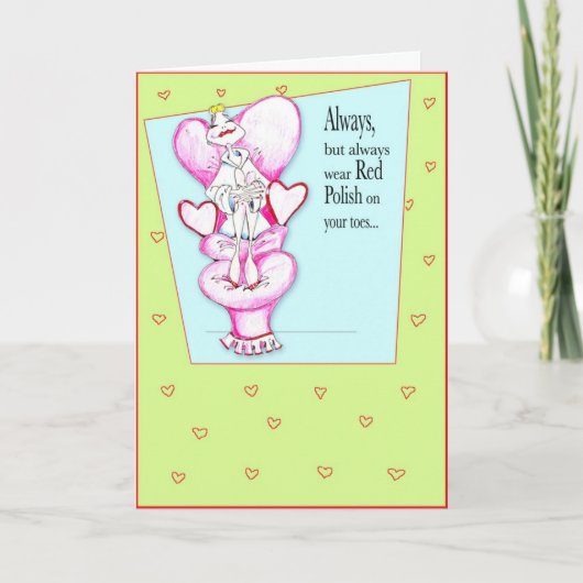 Rot Polnisch für deine "Sohle"! Geburtstag / Freun Karte (Vorderseite)