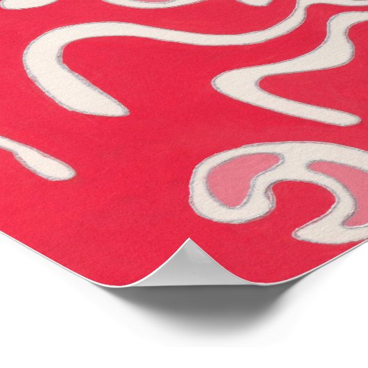 Rot Poster (Ecke)