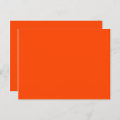 rot postkarte (Vorne/Hinten)