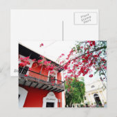 Rot Postkarte (Vorne/Hinten)