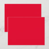 rot postkarte (Vorne/Hinten)