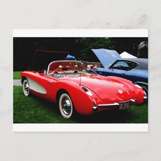 Rot Postkarte (Vorderseite)