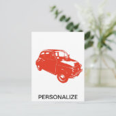 Rot Postkarte (Stehend Vorderseite)