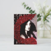 Rot Postkarte (Stehend Vorderseite)