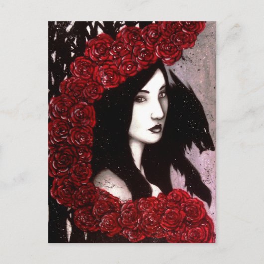 Rot Postkarte (Vorderseite)