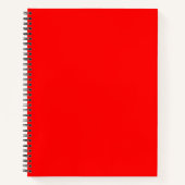 Rot, Primärfarbstoff, Schlicht Notizblock (Vorderseite)