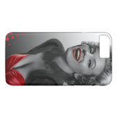 Rot punktiert Marilyn Case-Mate iPhone Hülle (Rückseite (Horizontal))