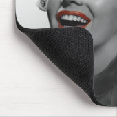 Rot punktiert Marilyn Mousepad (Ecke)