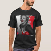 Rot punktiert Marilyn T-Shirt (Vorderseite)