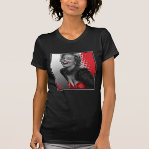 Rot punktiert Marilyn T-Shirt