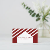 Rot Roof Visitenkarte (Stehend Vorderseite)