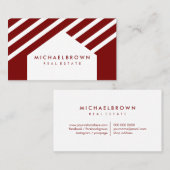 Rot Roof Visitenkarte (Vorne/Hinten)