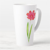 Rot, Rosa Blume Milchtasse (Rechte Ecke)