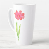 Rot, Rosa Blume Milchtasse (Linke Ecke)