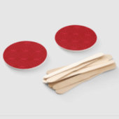 Rot, Rosa, cool, einzigartig, trendig, dekorativ Fächer (Non-assembled)