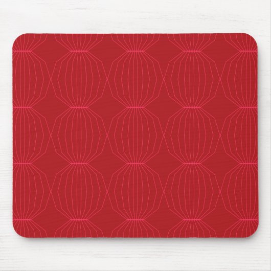 Rot, Rosa, cool, einzigartig, trendig, dekorativ Mousepad (Vorne)