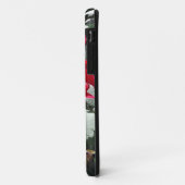 Rot-Rosa-Disy / Gänseblümchen Blume Case-Mate iPhone Hülle (Hinten/Links)