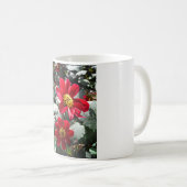 Rot-Rosa-Disy / Gänseblümchen Blume Kaffeetasse (VorderseiteRechts)