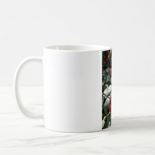 Rot-Rosa-Disy / Gänseblümchen Blume Kaffeetasse (Links)