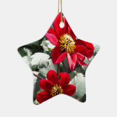 Rot-Rosa-Disy / Gänseblümchen Blume Keramik Ornament (Rechts)