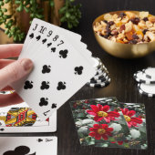 Rot-Rosa-Disy / Gänseblümchen Blume Spielkarten (In Situ)