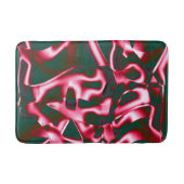 Rot-Rosa-Farbtöne auf abstrakten Tapes in dunklem Badematte (Vorderseite)