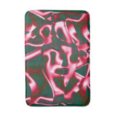 Rot-Rosa-Farbtöne auf abstrakten Tapes in dunklem Badematte (Vorderseite Vertikal)