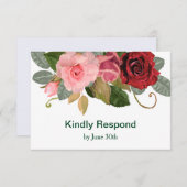 Rot-Rosa-Grenze - RSVP (Vorne/Hinten)