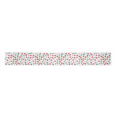 Rot, Rosa, grüner Weihnachtsmann Confetti Ribbon Satinband (Vorderseite)