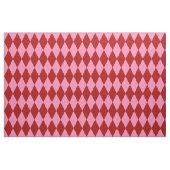 Rot Rosa Harlekin Karomuster Design  Stoff (Fat Quarter (45,7 x 55,9 cm))
