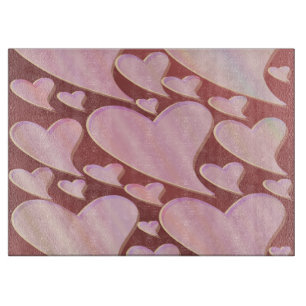 Rot, Rosa Herzen, Liebe, Geschenk, Herz, Liebe, Ik Schneidebrett