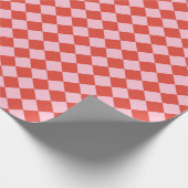 Rot-Rosa-Karton Geschenkpapier (Ecke)