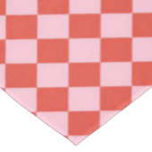 Rot-Rosa-Karton Tischdecke (Schrägansicht)