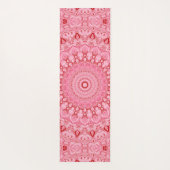 Rot-Rosa-Mandala-Muster Yogamatte (Rückseite)