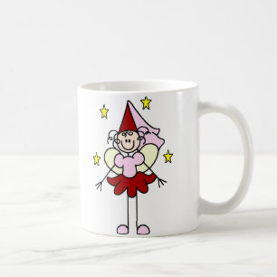 Rot/Rosa Prinzessin-Stickfigure-Tasse Kaffeetasse