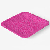 Rot, Rosa und lila Farbstriche überlappen sich und Pappteller (Gewinkelt)