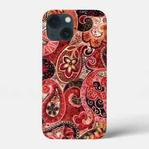Rot, Rosa und Vintag Paisley Floral Case-Mate iPhone Hülle
