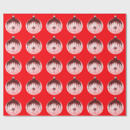 Rot-Rosa-Zierpapier Geschenkpapier