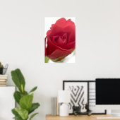 Rot, rote Rose .. Poster (Heimbüro)